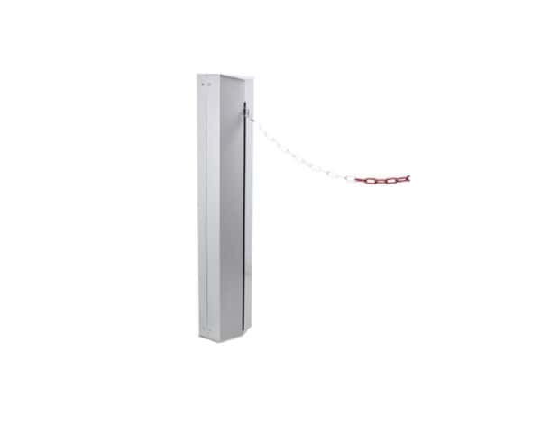 Motor OMNI OMS24E ERREKA – Barrera de cadena electromecánica 24Vdc con cuadro integrado
