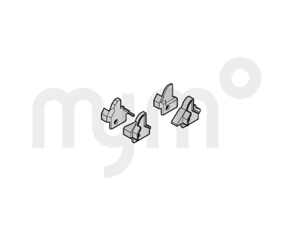 Set Caperuzas antipinzamiento DIN derecha / izquierda, lacada, similar a RAL ________ de Hörmann 4003368
