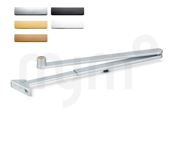 Brazo sin retención para muelle cierrapuertas TS 2000 V de Geze - Blanco 102423