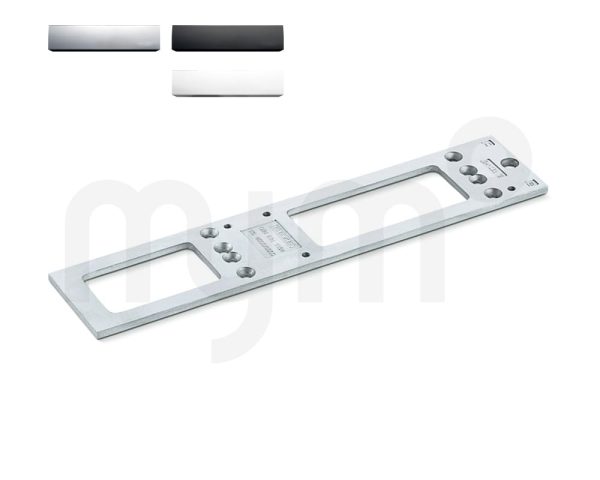 Placa de montaje para muelle TS 4000/TS 5000 de Geze - Plata 49185
