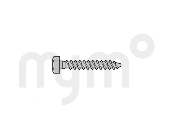 Tornillo hexagonal para madera 8 × 60 de Hörmann 3047355