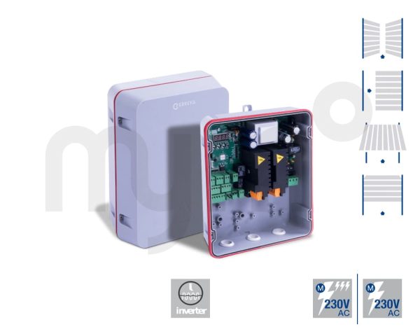 Cuadro de maniobras UNIVERSAL Erreka VIVO-I203 para puertas industriales ( TECNOLOGIA inverter )
