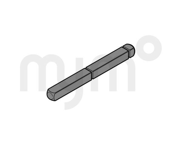 Pasador antipánico cuadrado para juego de manillería 45 – 45 puerta peatonal lateral tipo de perfil 1 + 3 y puerta peatonal incorporada de Hörmann