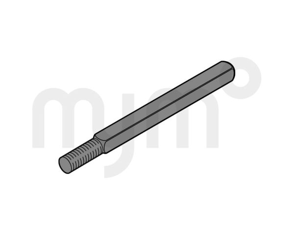 Pasador de cambio cuadrado L = 90, TS 45 – 51 para juego de manillería man./pomo Puerta peatonal incorporada y puerta peatonal lateral, tipo de perfil 1 + 2 de Hörmann