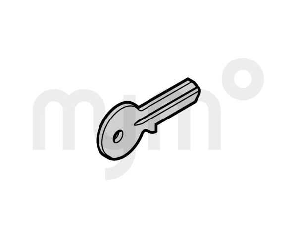 Muestra de llave para bombín de semicilindro, 30,5 + 10 mm de Hörmann