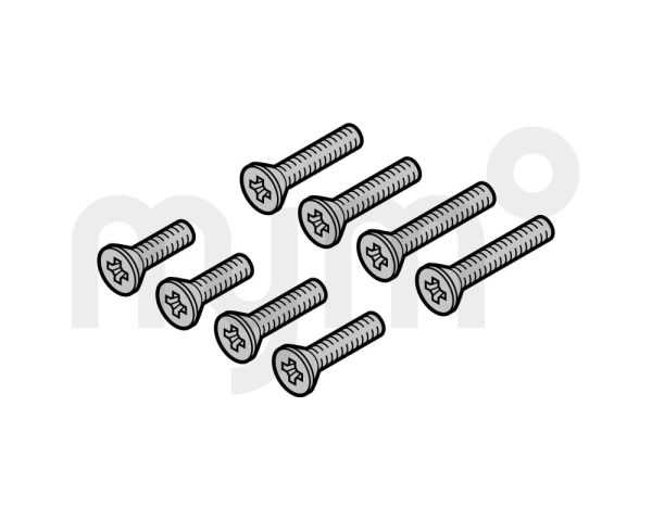 Set: tornillos. Juego de manillería para puerta peatonal incorporada de Hörmann