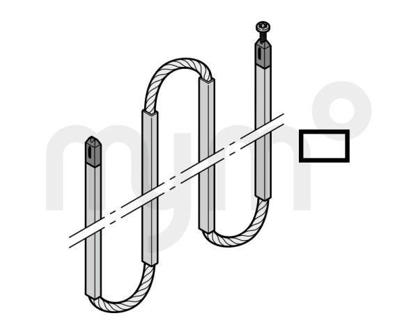 Set: NF 123,barras de empuje de Hörmann