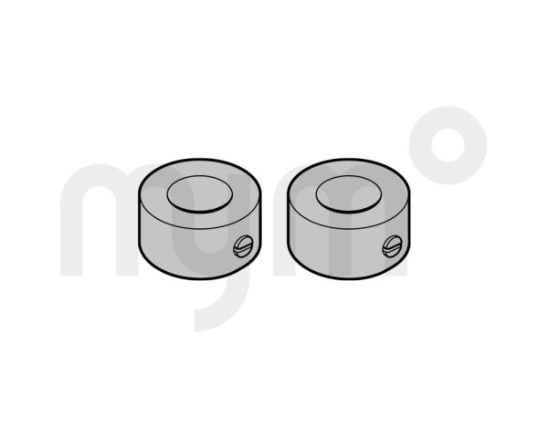 Set: anillos de posición - DIN 705-A12, soporte de rodillos plegable galvanizado / posición de ventilación de Hörmann