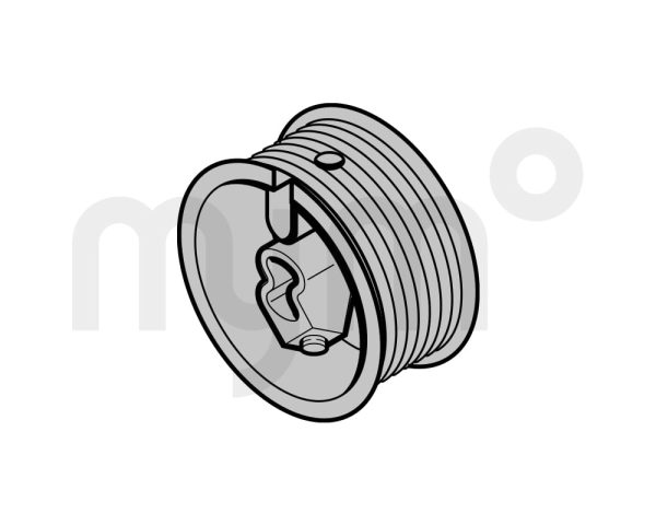 Tambor de cables, guías N, L derecha de Hörmann