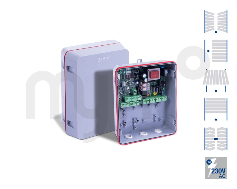 CUADRO DE MANIOBRAS ERREKA VIVO-M203 PARA PUERTAS BATIENTES, CORREDERAS Y BASCULANTES