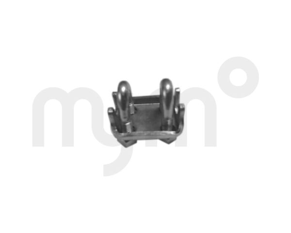 Sujetacables doble acabado carbono 5mm de Hörmann 1090001