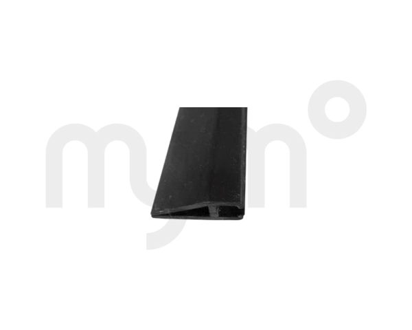 Soporte PVC negro C-recto 3000X28mm 32001006