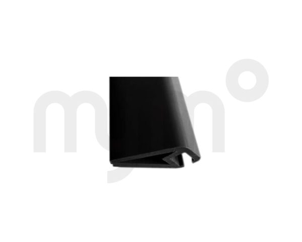 Soporte PVC negro C-45º 3000X28mm 32001007