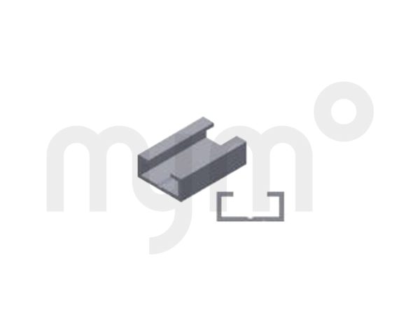PERFIL ALUMINIO PARA GOMA PUERTA CORREDERA 30050044
