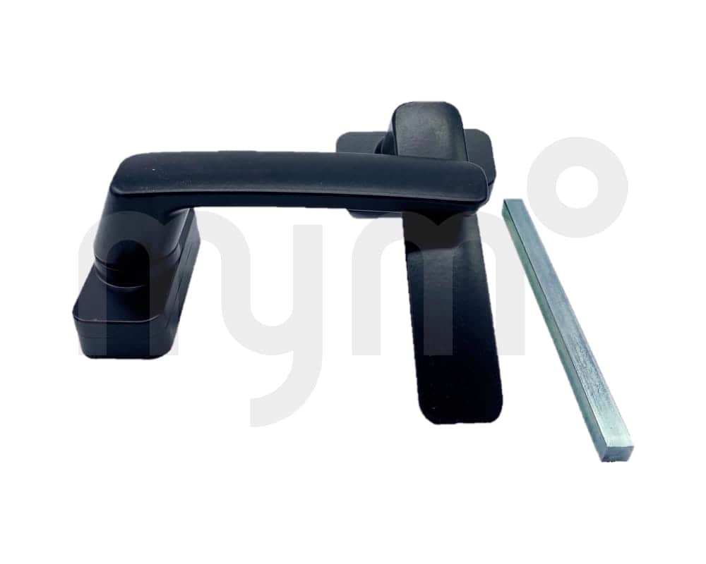 MANETA ALUM. ESCUDO NEGRO (JUEGO) 30910015