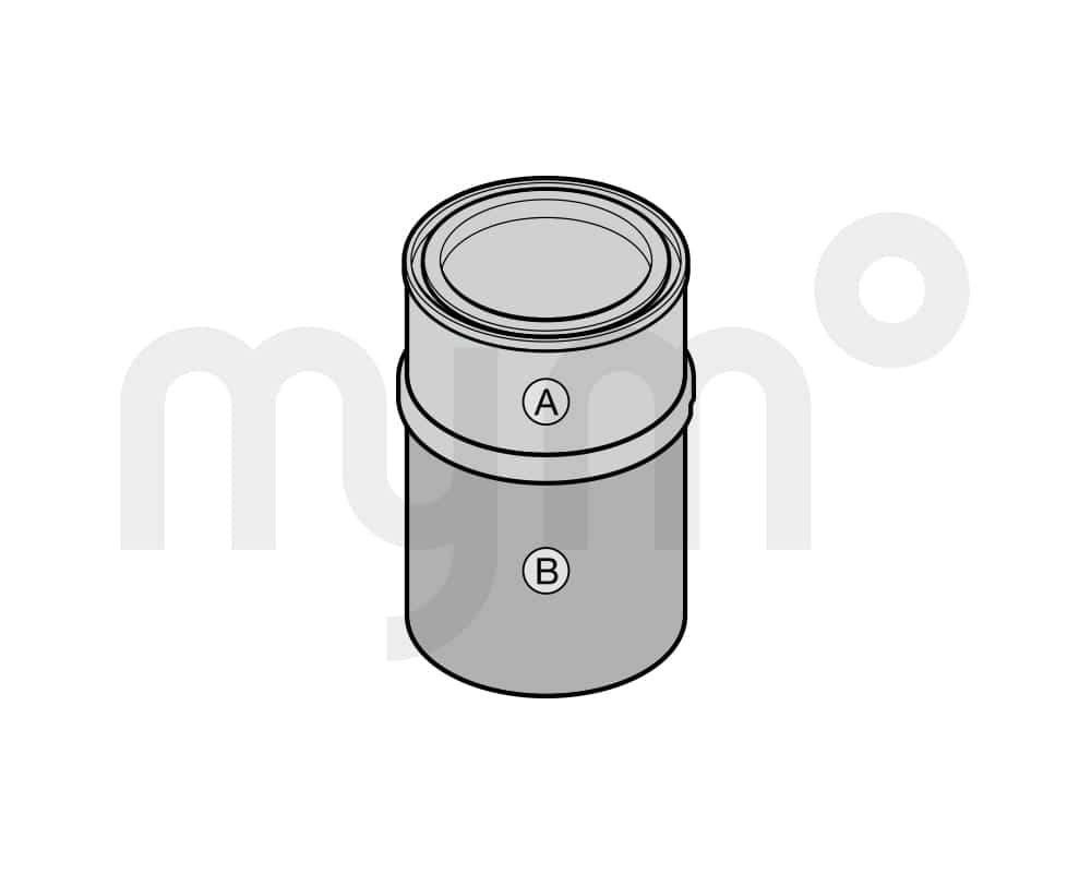 Imprimación base de poliéster similar a RAL (lata, 1 kg) de Hörmann 4005286