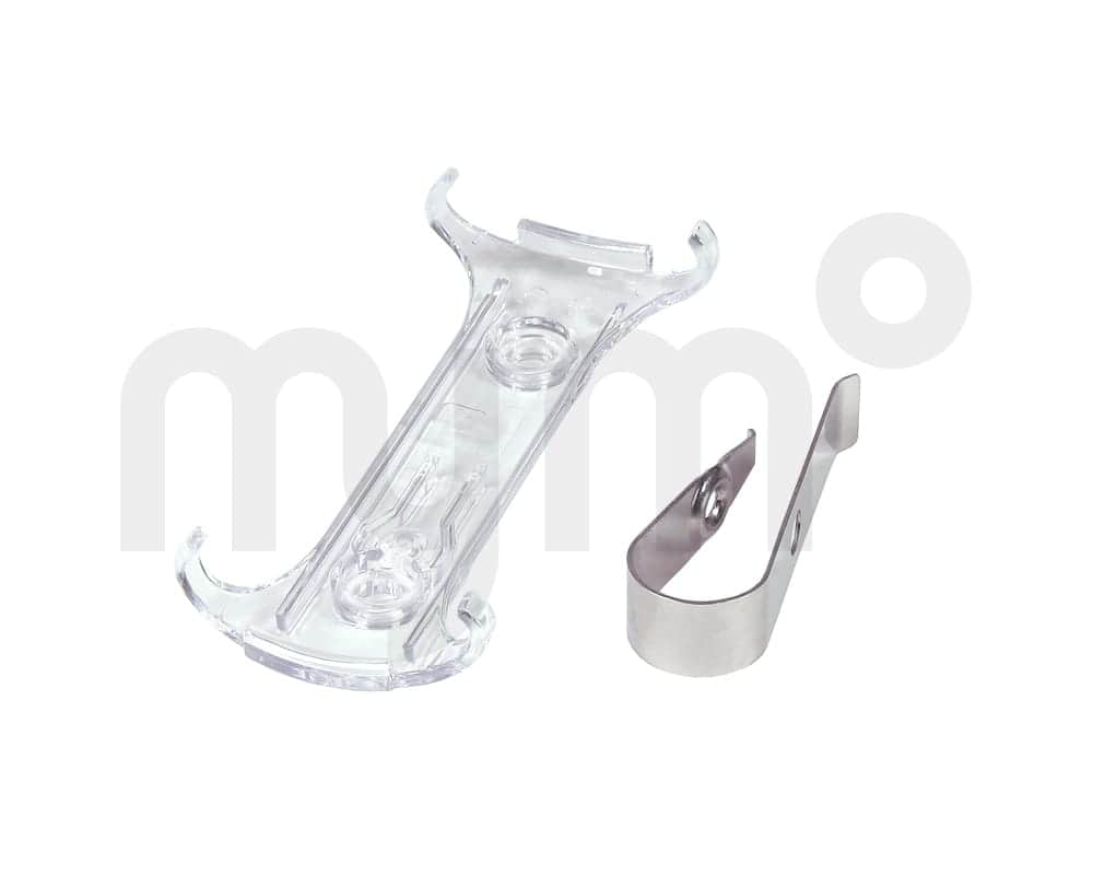 Soporte del emisor manual transparente, incl. clip para la visera de Hörmann 436698