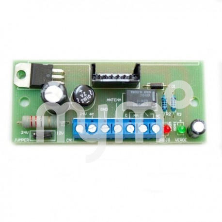 INTERFACE RELÉ PARA RECEPTOR ENCHUFABLE ALIMENTACIÓN 12-24 VAC/DC ERREKA APB12410
