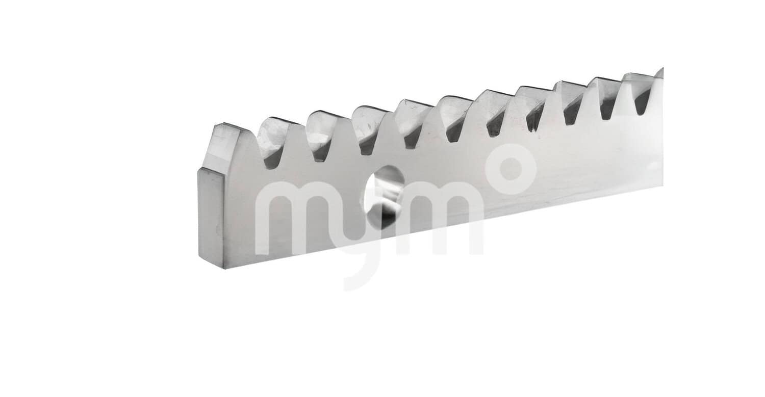 N2122 - Cremallera en acero zincado 30x12x2000mm