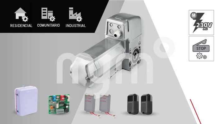 KIT MOTOR ERREKA SKY PARA PUERTA SECCIONAL DE HASTA 20M2
