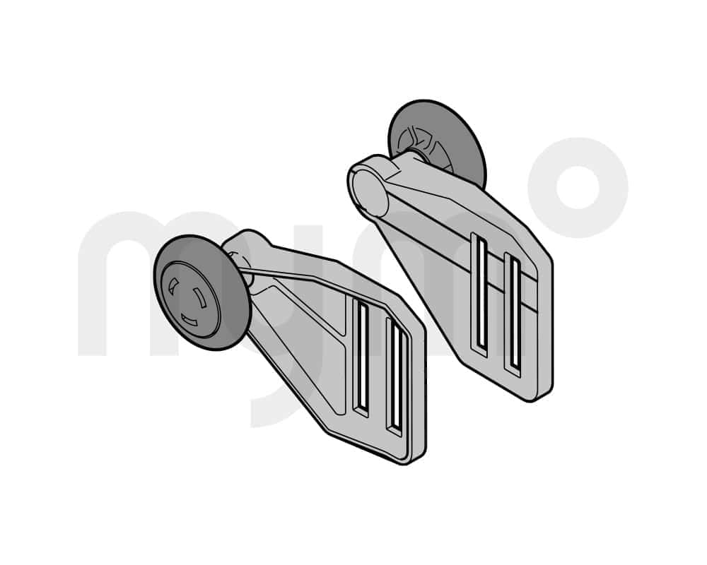 Portarrollos RH 024 galvanizado izquierdo de Hörmann 3094886