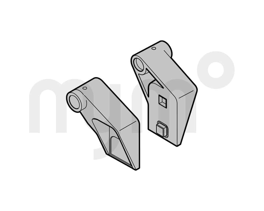 Portarrollos RH 025 galvanizado derecho de Hörmann 3094888