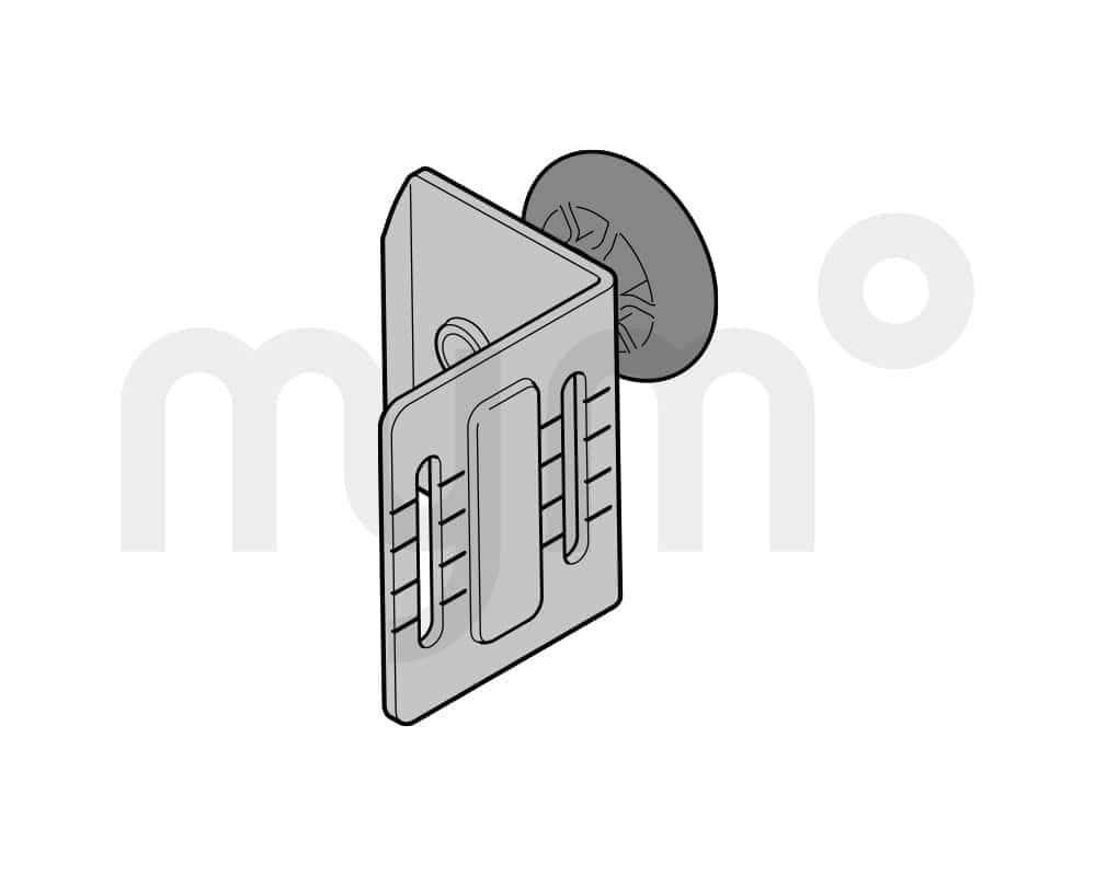 Portarrollos RH 022 para montaje en L RAL 9002 de Hörmann 3094911