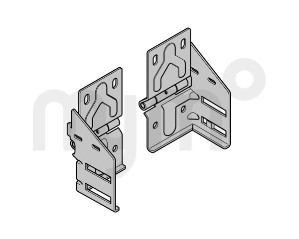 Soporte con ruedas RB 017 RAL 9002 izquierdo de Hörmann 3094920