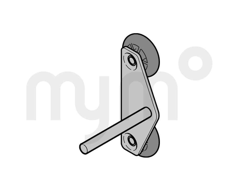 Rodillo tándem TL005 RAL 9002 puerta ≥ 170 kg de Hörmann 3096041