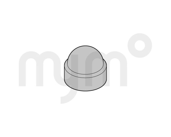 Tapa protectora para cabezas de tornillos Premium, RAL 9002 Ancho de llave 10 (50 ×) de Hörmann 4016323