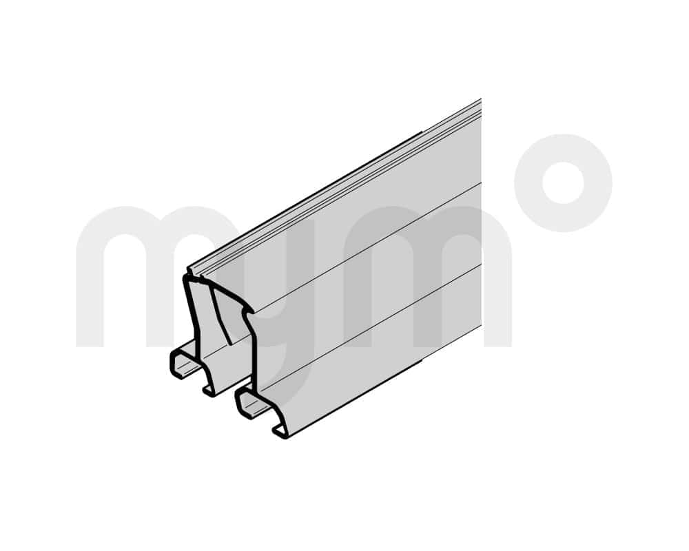 Riel de montaje para junta de suelo, KP 030 metros lineales de Hörmann 3097154