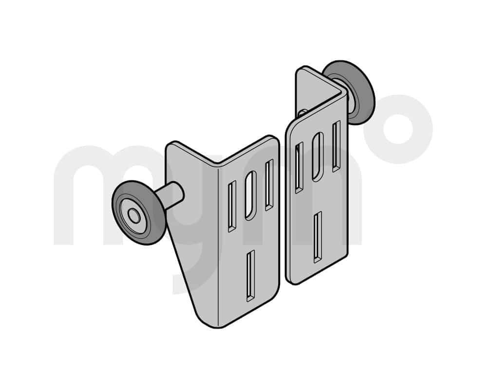 Portarrollos RH 033 galvanizado izquierdo de Hörmann 3097901