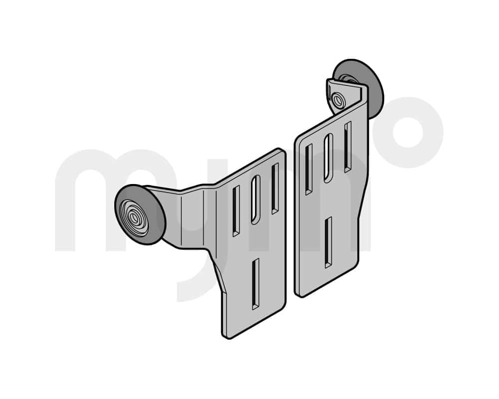 Portarrollos RH 034 galvanizado izquierdo de Hörmann 3097907