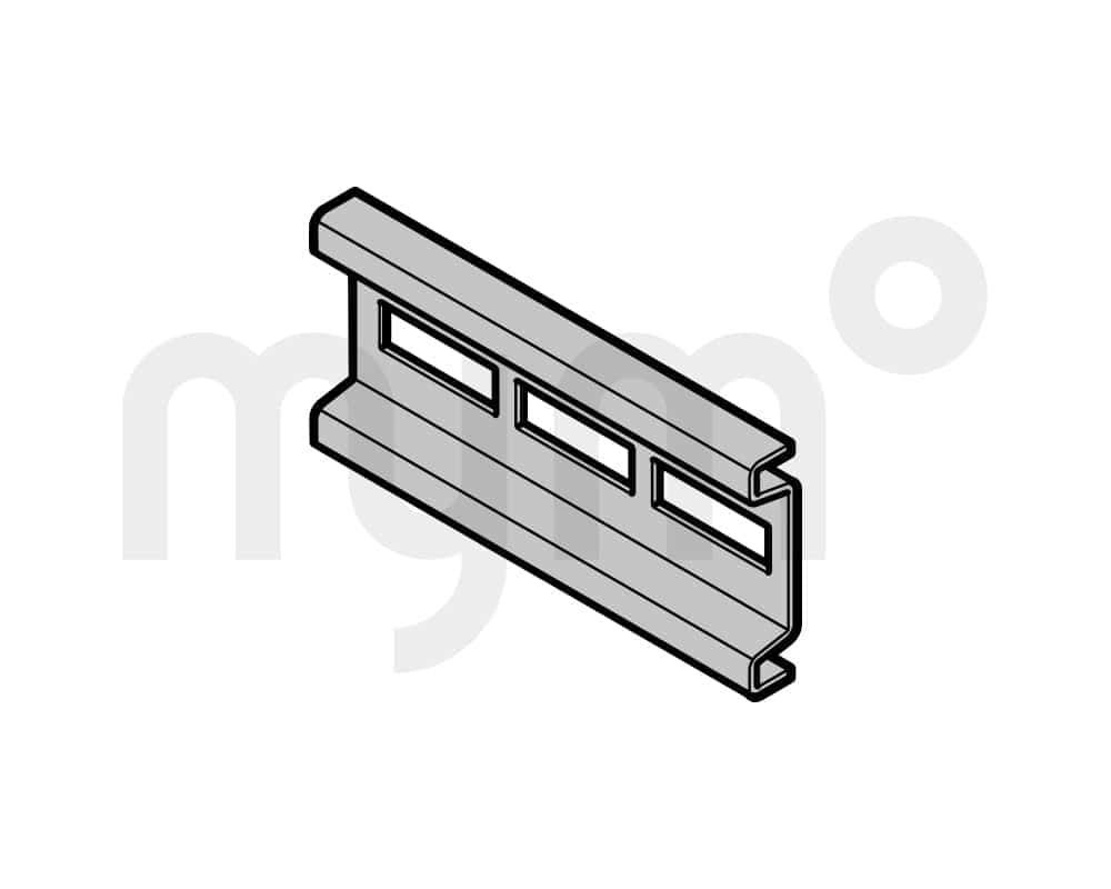 Perfil de sujeción 90 mm, RC2 Guía N, L, Z. Premium / PremiumPlus, RAL 9002de Hörmann 4019043