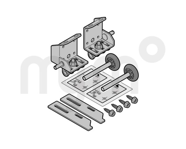 Set: pieza de fijación ajustable Racor N y L de Hörmann 4022109