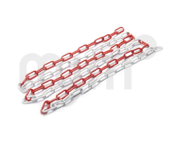 CADENA ACERO ROJA/BLANCA DIAM6 (METROS) OMNI