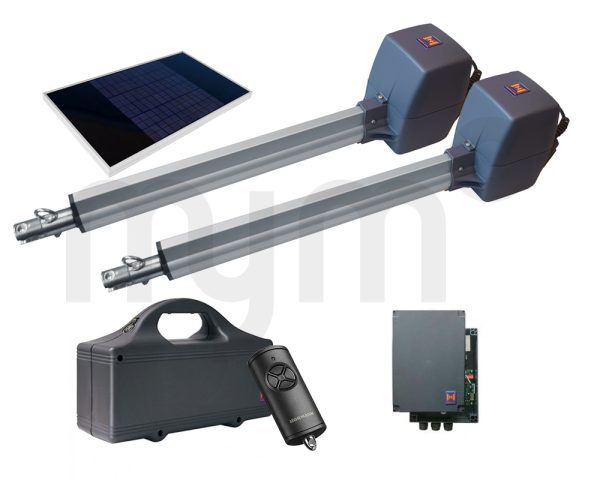 Kit Automatismo de Hörmann para puertas batientes de 2 hojas Rotamatic Akku-solar 2 4510993