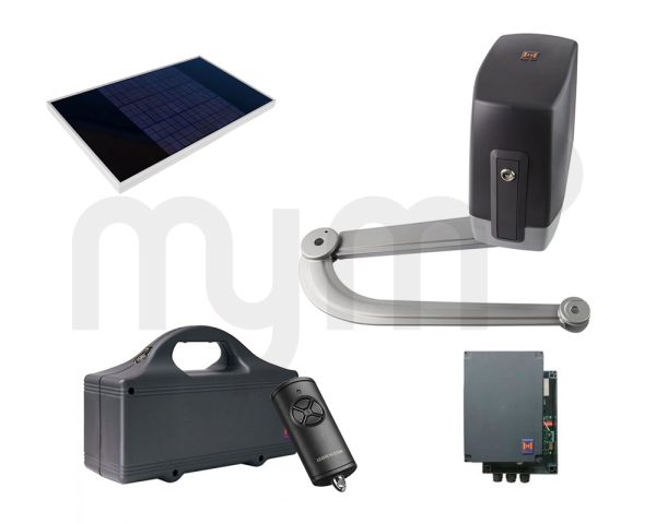 Kit Automatismo de Hörmann para puertas batientes de 1 hoja VersaMatic Akku-solar 1 4512886