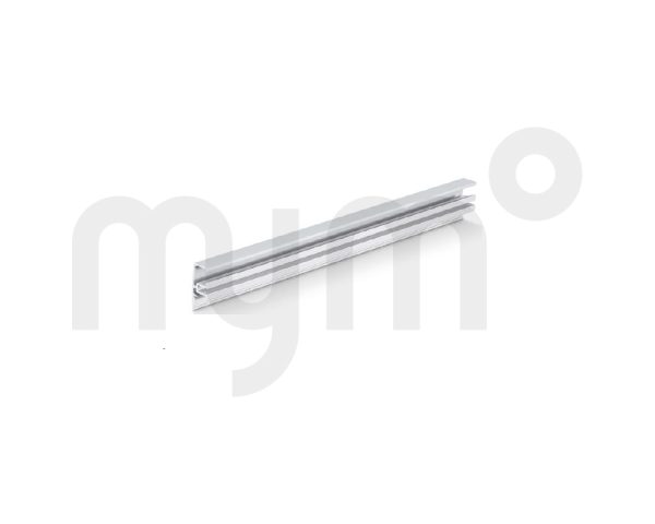 Perfil adicional para fijo (lateral o tarja superior) 1650mm - Plata Geze 146297
