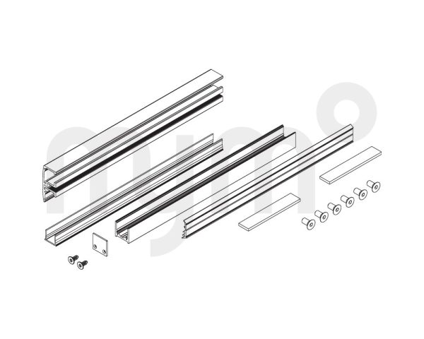 Set Para Fijo Levolan 60/120 - Símil Inox (2450mm) 147232