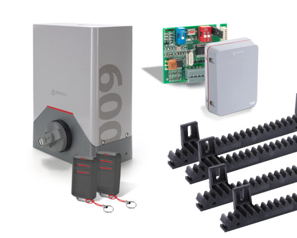 Kit RINONY – Motor electromecánico para puertas correderas hasta 4 m y 600 kg - Erreka